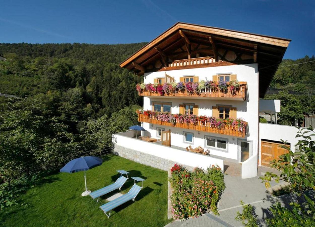 Oberegghof Ferienwohnung Garten Rifiano Dış mekan fotoğraf