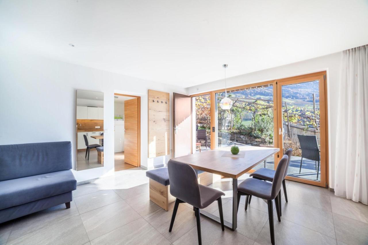 Oberegghof Ferienwohnung Garten Rifiano Dış mekan fotoğraf