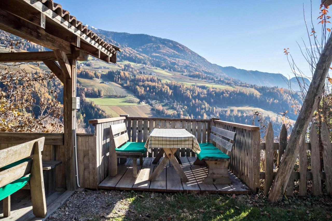 Oberegghof Ferienwohnung Garten Rifiano Dış mekan fotoğraf